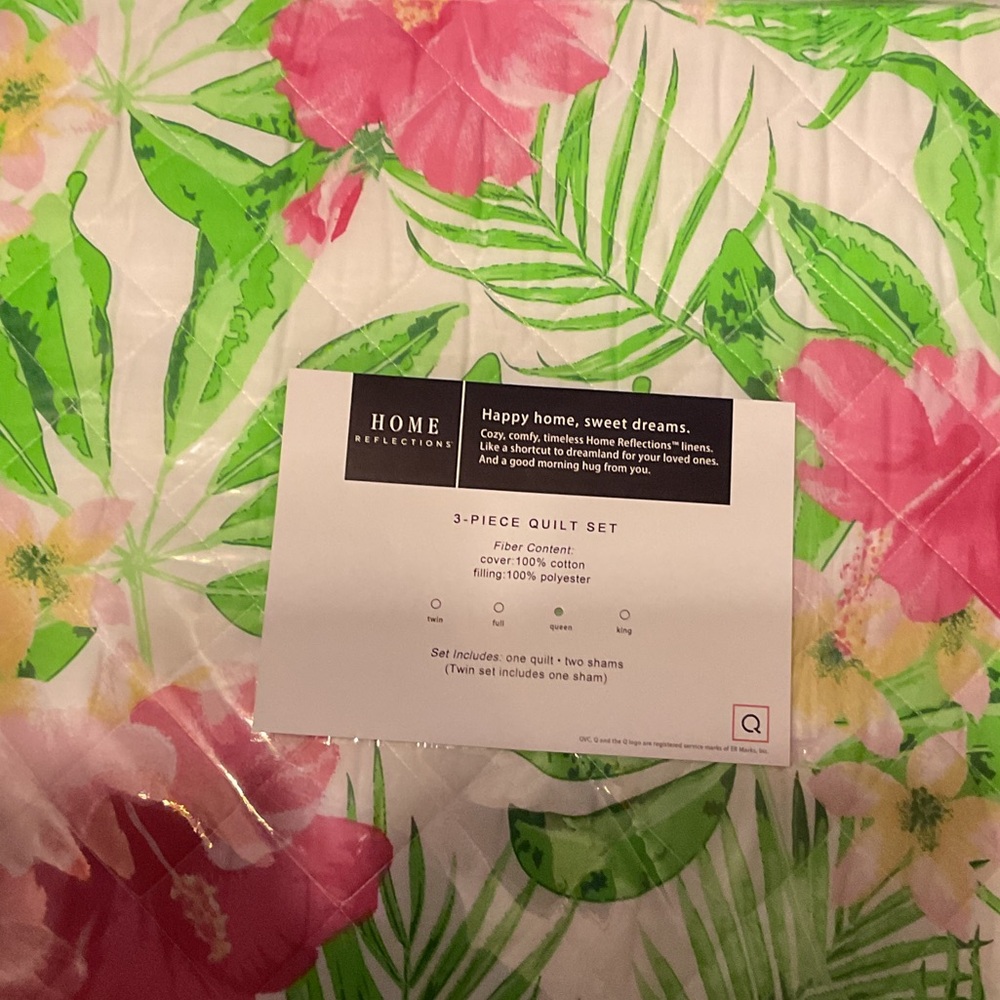 Home Reflections 3 piece quilt set